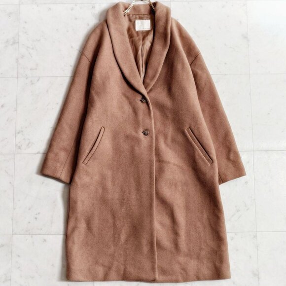 Jackets & Blazers - Gallarda Galante shawl collar wool long coat